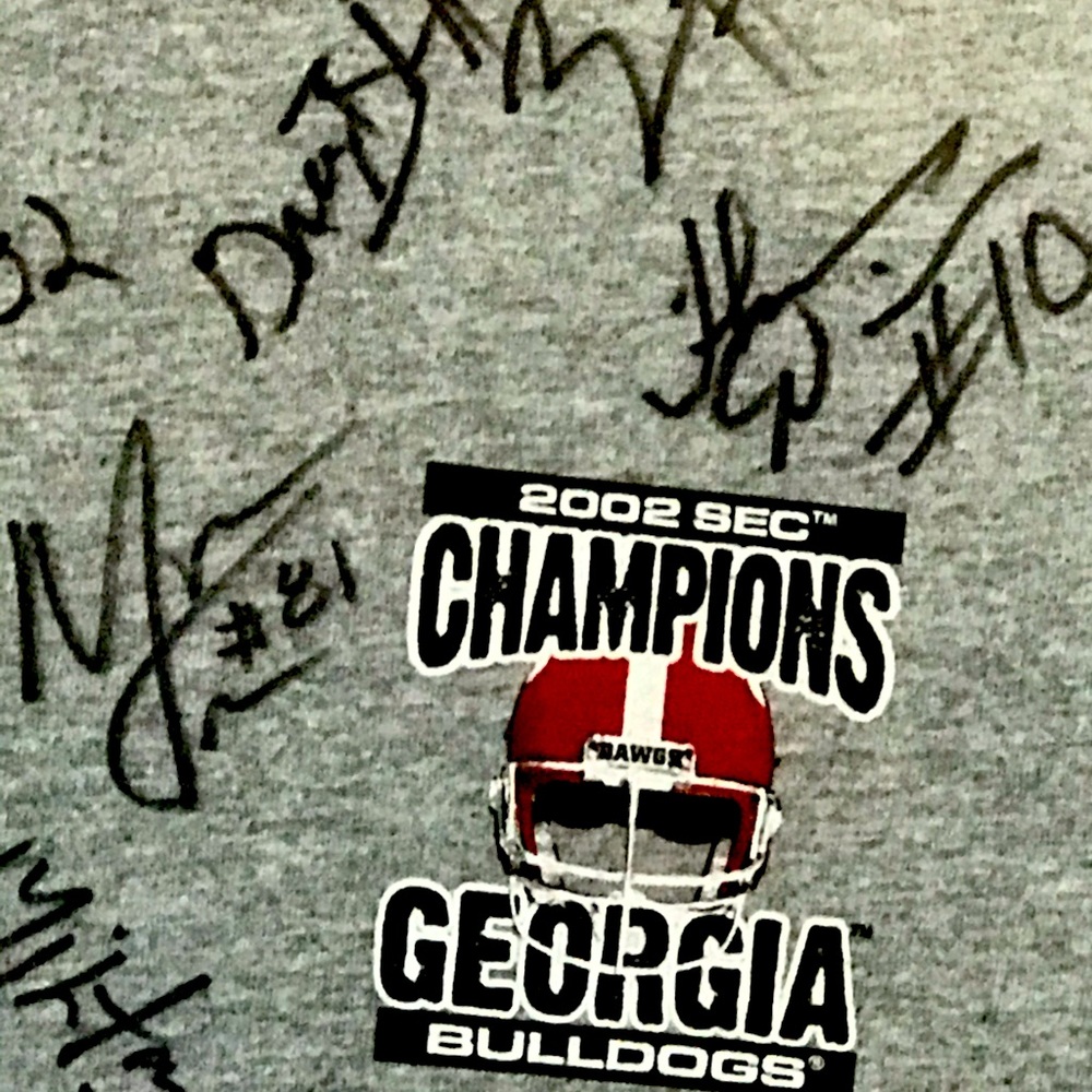 Signed team 2002 SEC Champion shirt!1 of a kind
